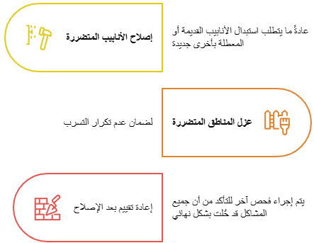 خدمات الإصلاح والترميم