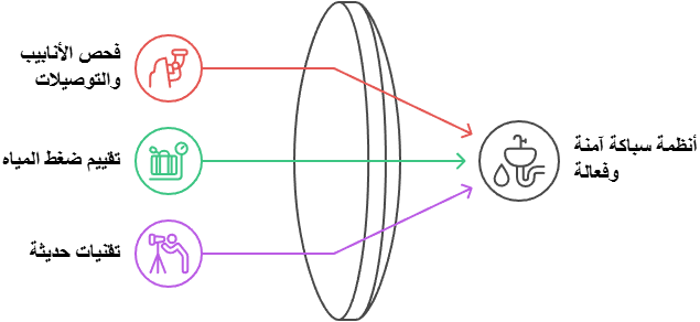 طرق فحص أنظمة السباكة
