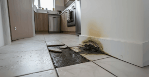 كشف تسربات مواسير المياه الدفن تحت البلاط